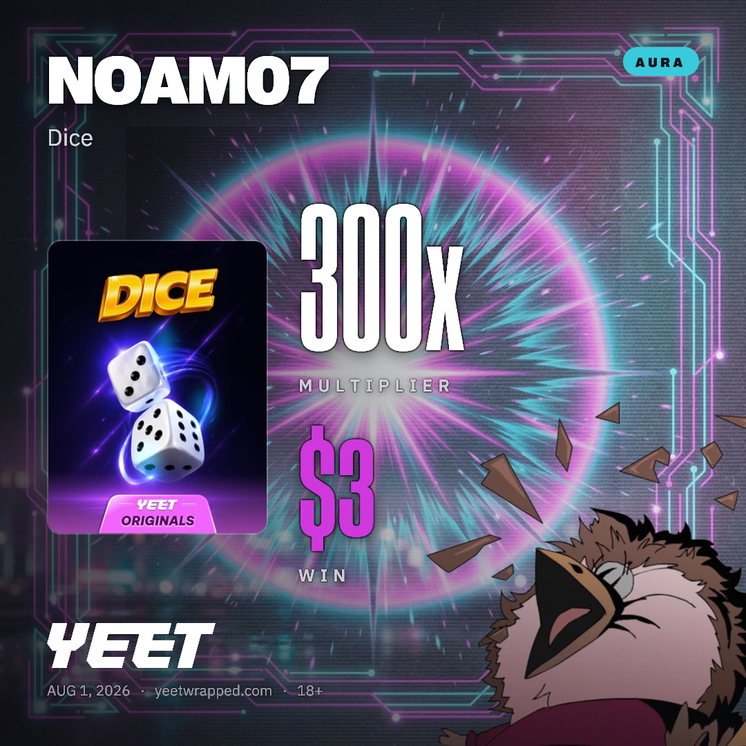 NOAM07 hit 300x on Dice