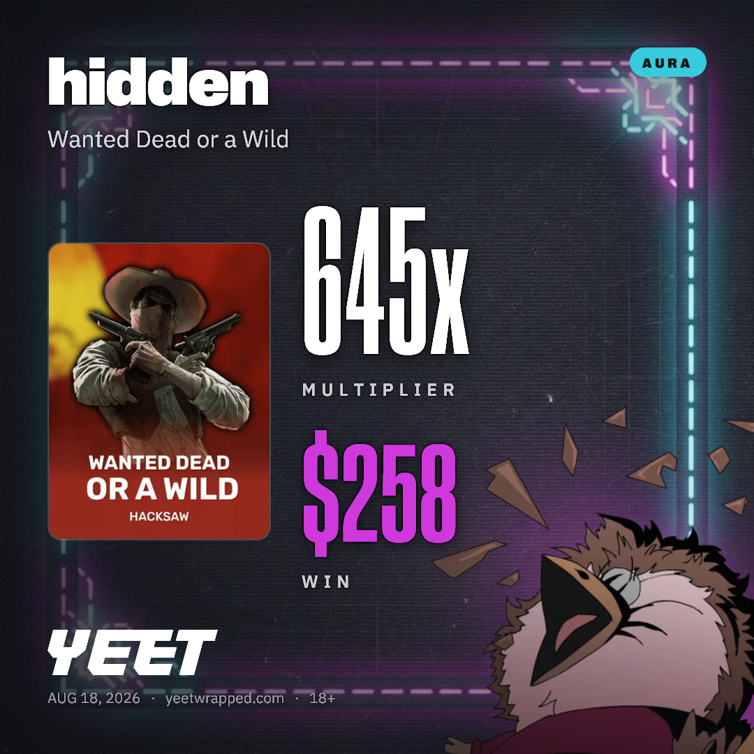 hidden hit 644.5x on Wanted Dead or a Wild