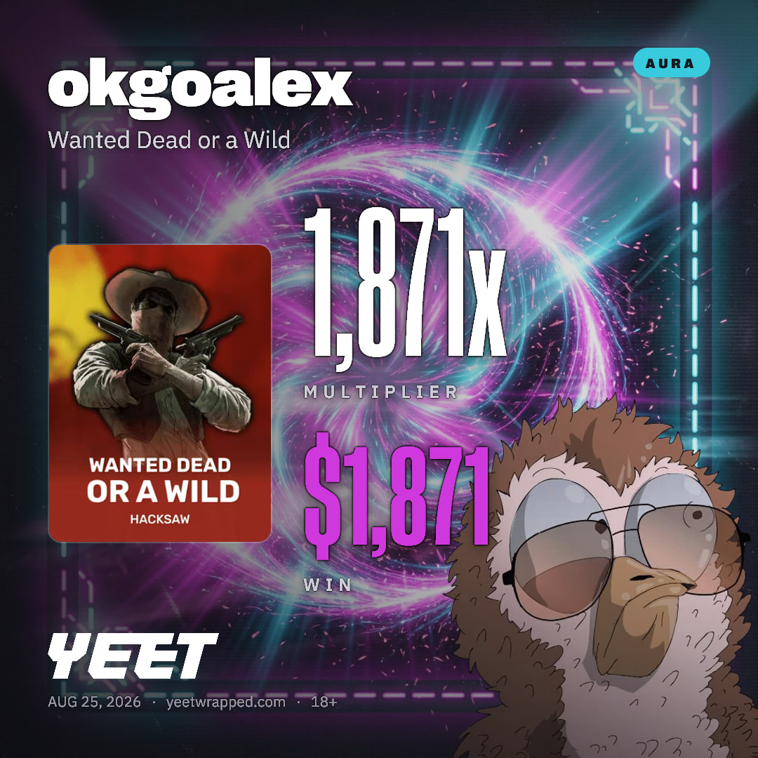 okgoalex hit 1,871x on Wanted Dead or a Wild