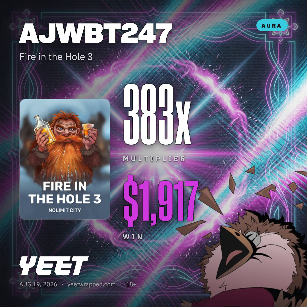 AJWBT247 hit 383.4x on Fire in the Hole 3