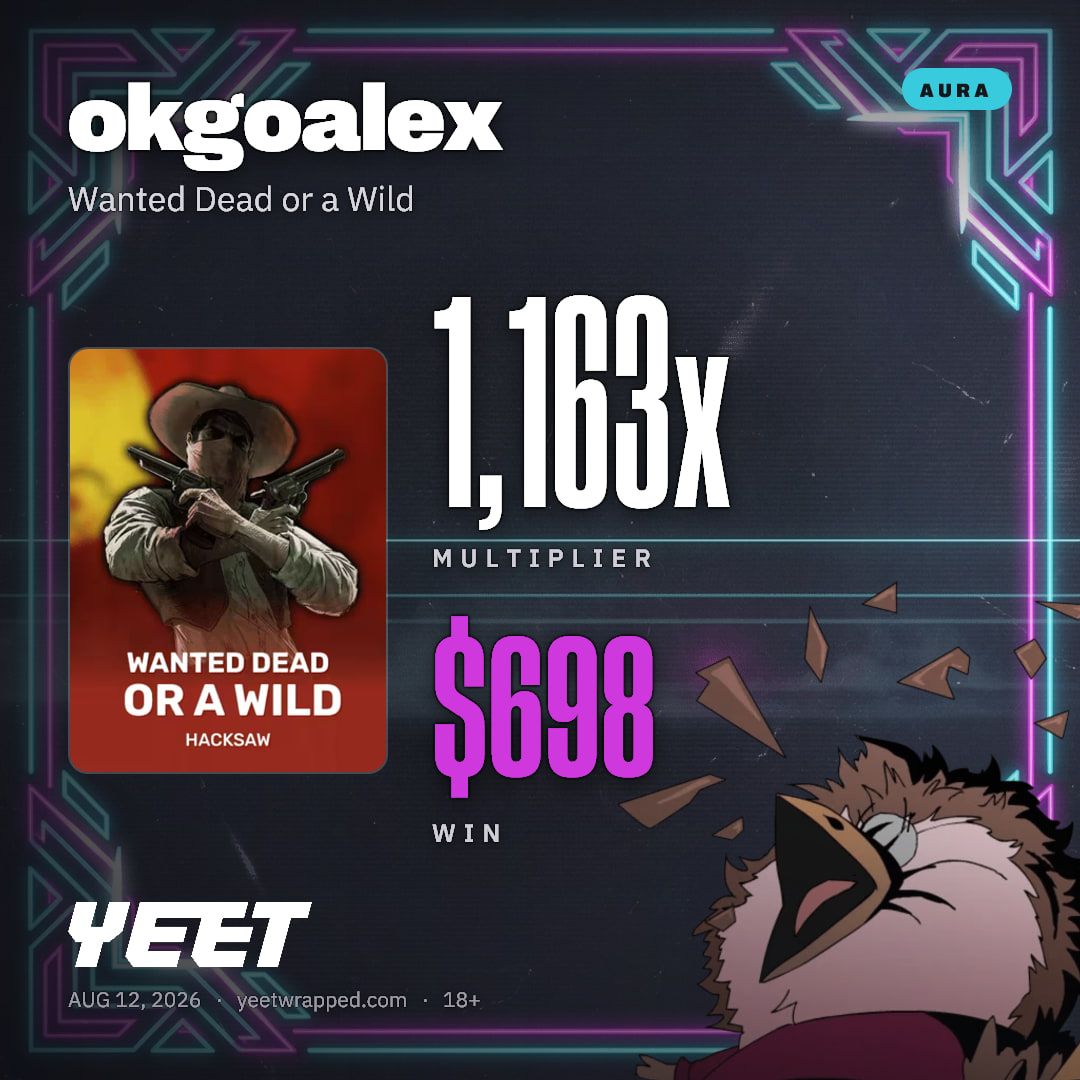 okgoalex hit 1,163x on Wanted Dead or a Wild