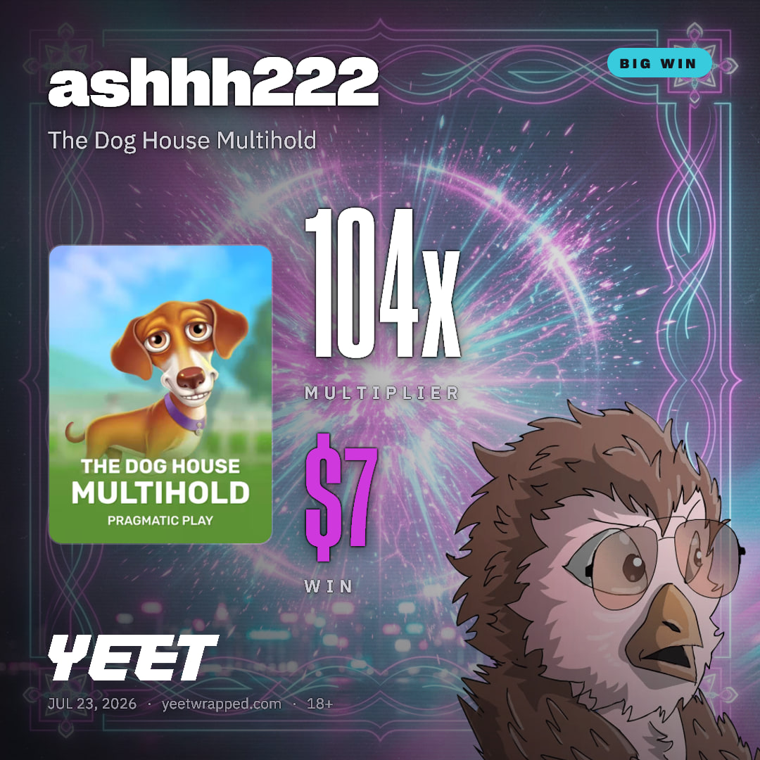ashhh222 hit 104x on The Dog House Multihold