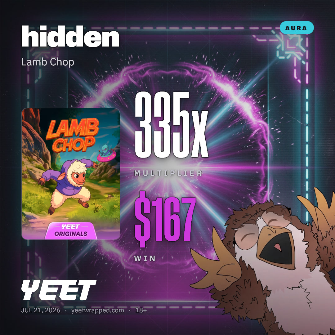 hidden hit 334.6x on Lamb Chop