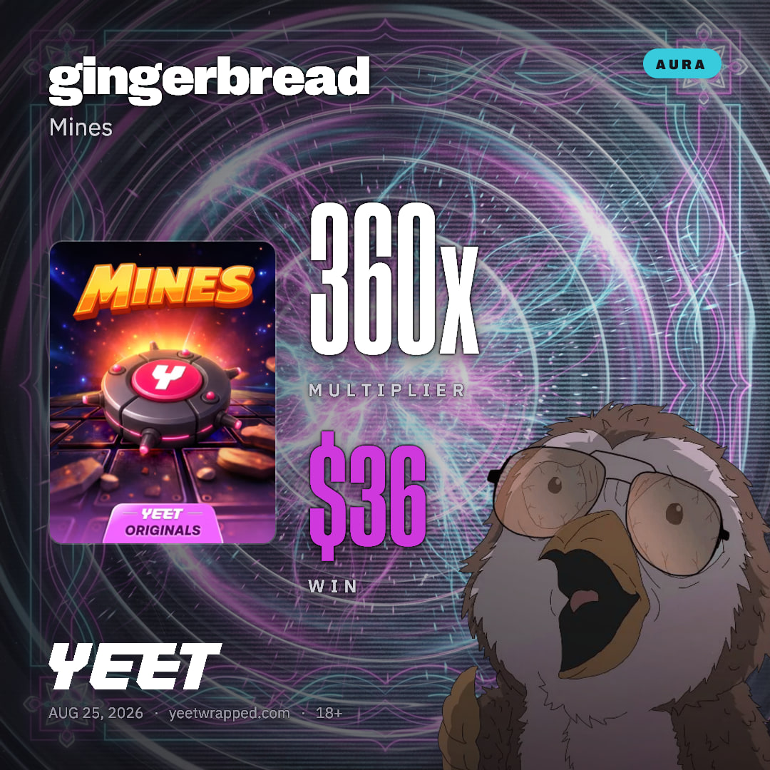 gingerbread hit 360.4x on Mines