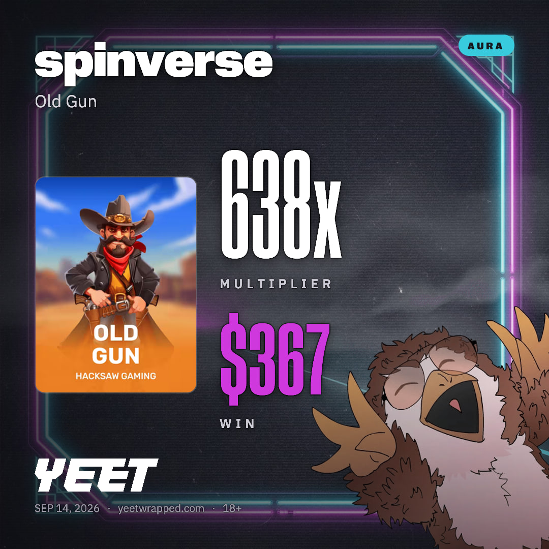 spinverse hit 637.7x on Old Gun