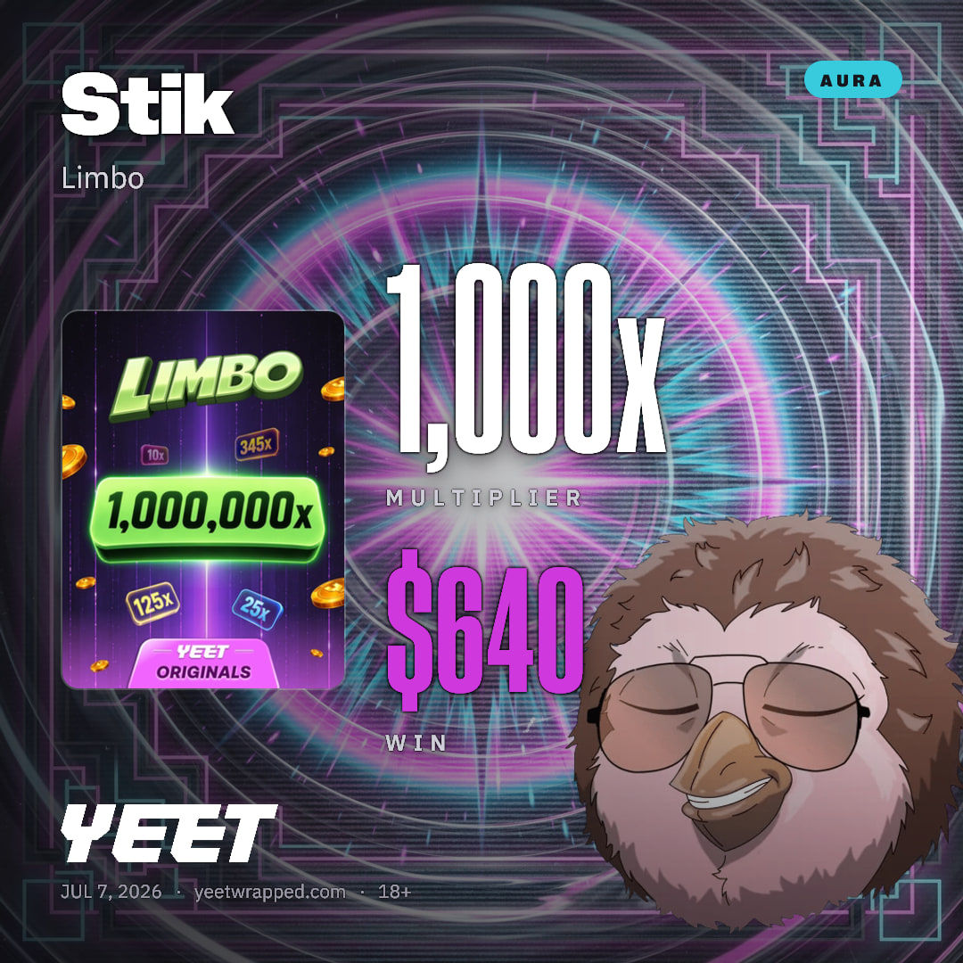 Stik hit 1,000x on Limbo
