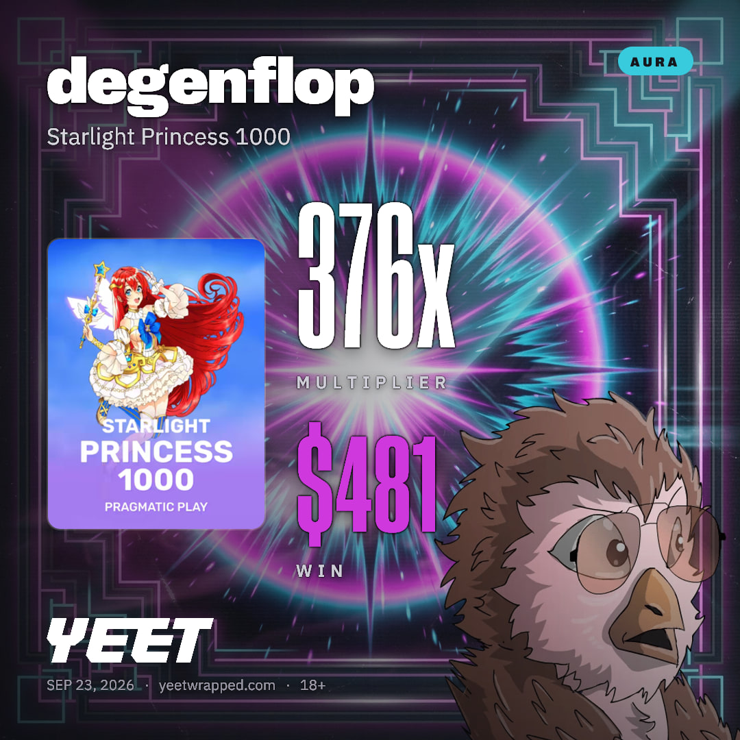 degenflop hit 376.2x on Starlight Princess 1000