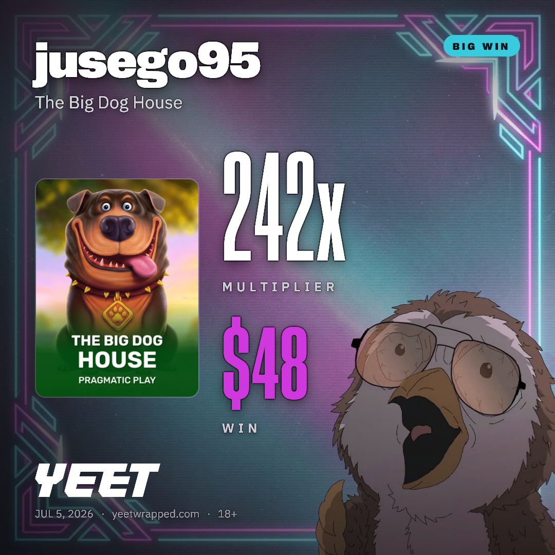 jusego95 hit 241.8x on The Big Dog House