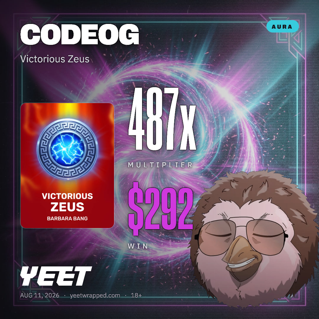 CODEOG hit 486.6x on Victorious Zeus