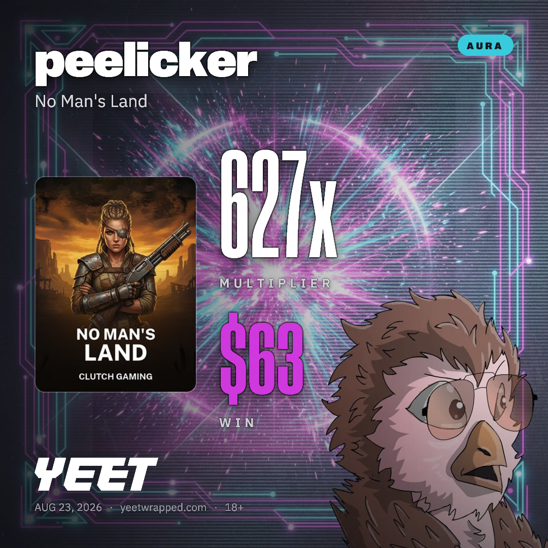 peelicker hit 626.5x on No Man's Land