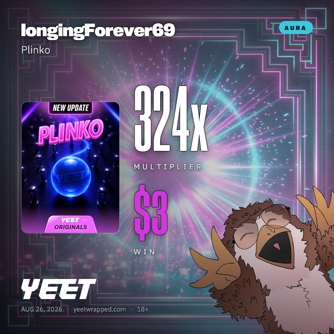 longingForever69 hit 324x on Plinko