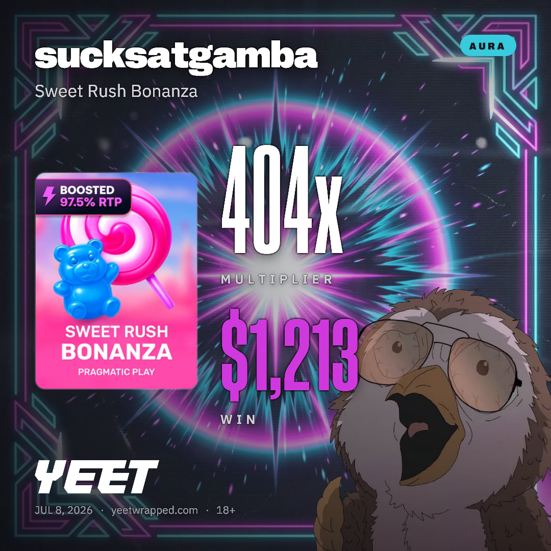sucksatgamba hit 404.3x on Sweet Rush Bonanza