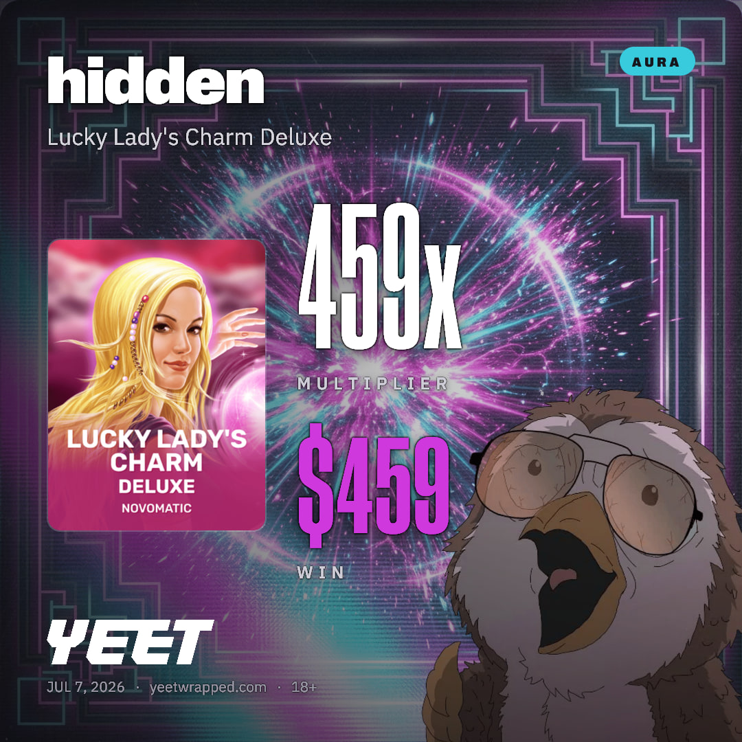 hidden hit 458.6x on Lucky Lady's Charm Deluxe