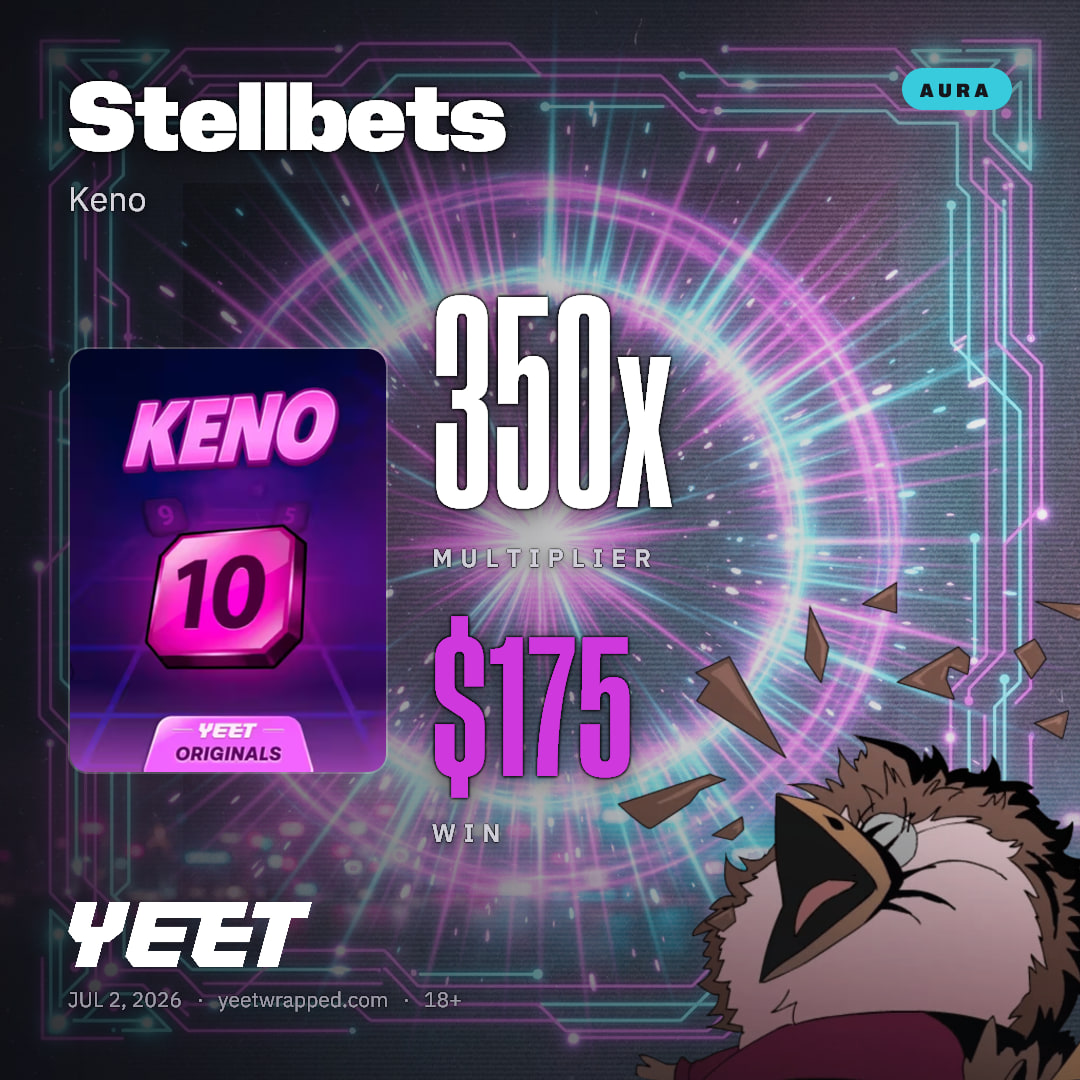 Stellbets hit 350x on Keno