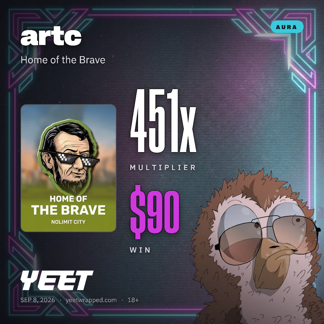artc hit 451.4x on Home of the Brave