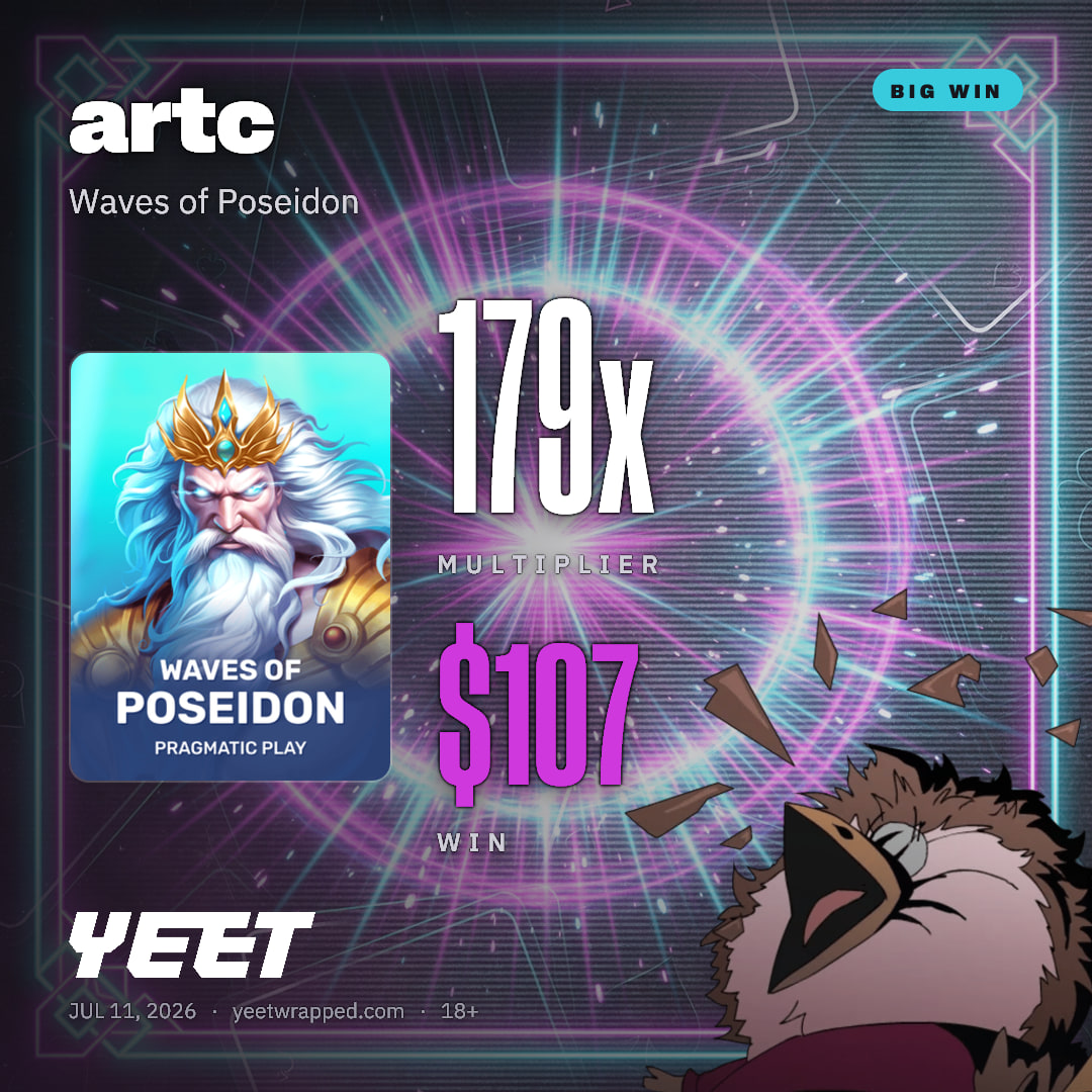 artc hit 178.5x on Waves of Poseidon
