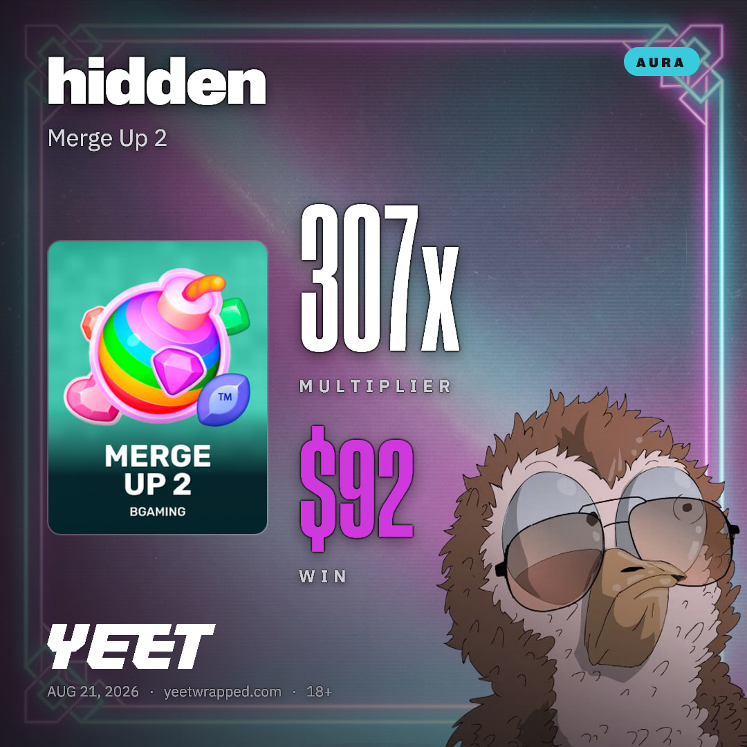 hidden hit 307.3x on Merge Up 2