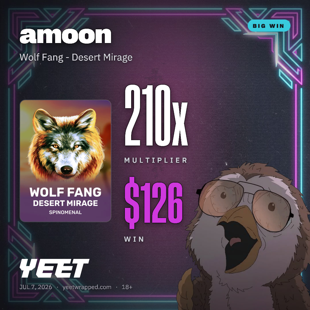 amoon hit 210x on Wolf Fang - Desert Mirage