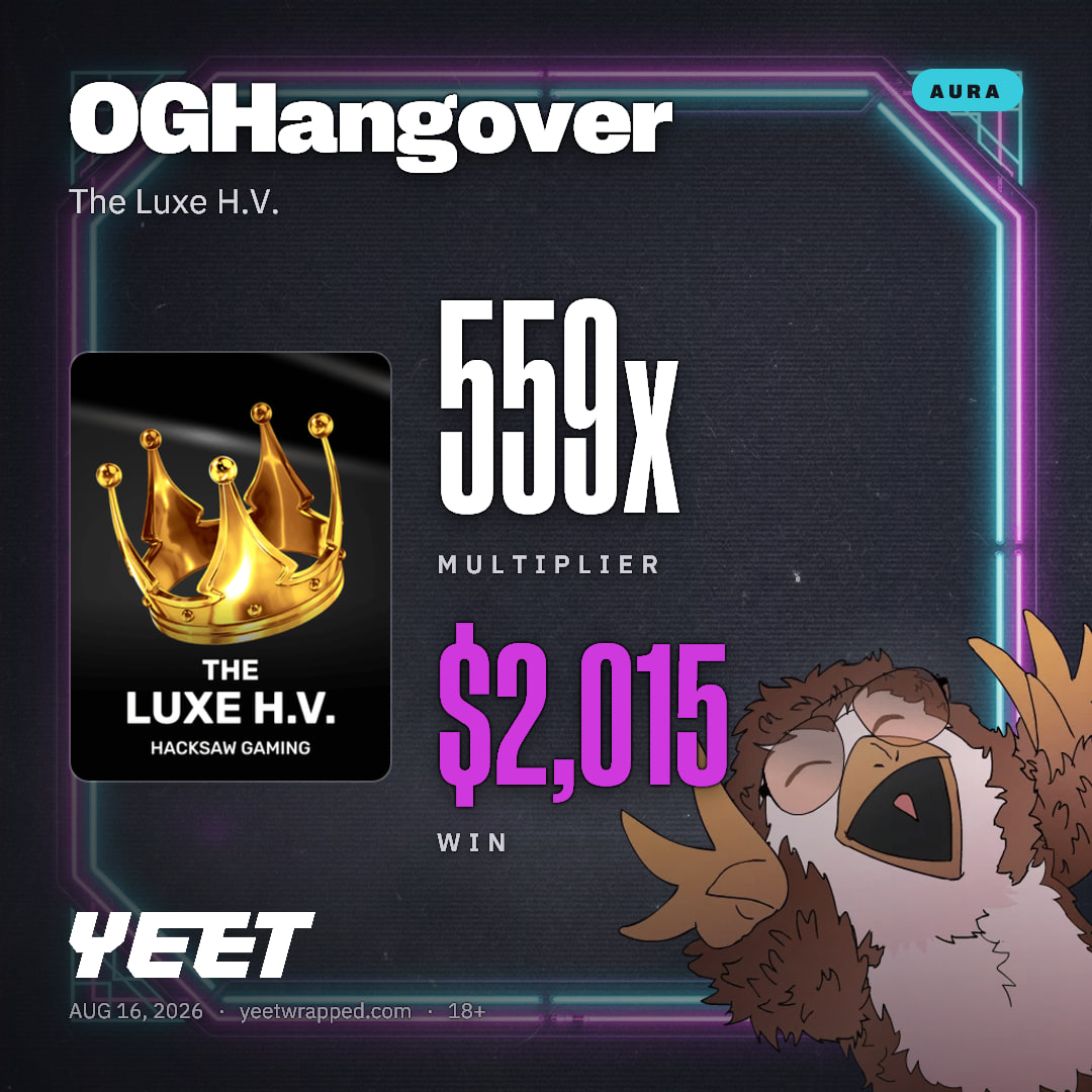 OGHangover hit 559.3x on The Luxe H.V.