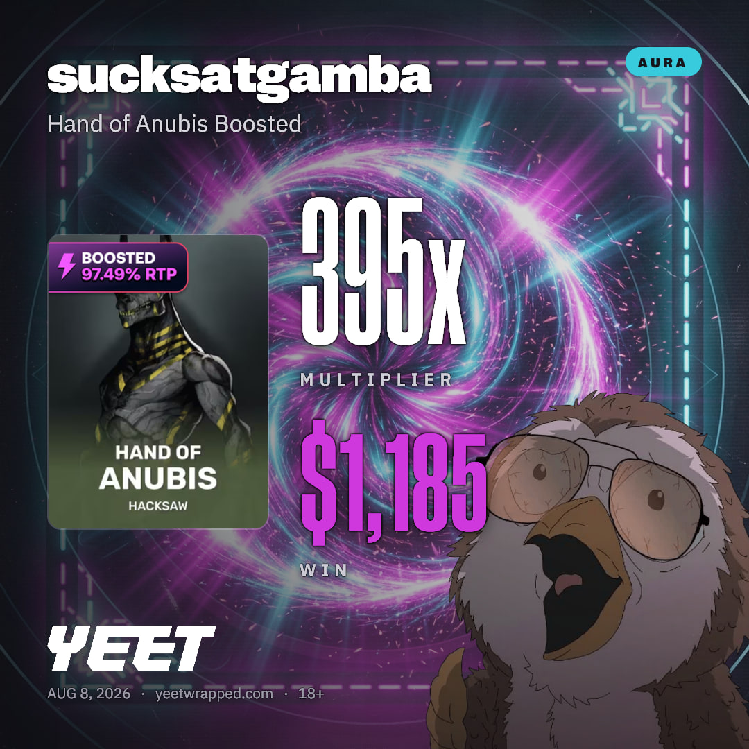 sucksatgamba hit 395x on Hand of Anubis Boosted