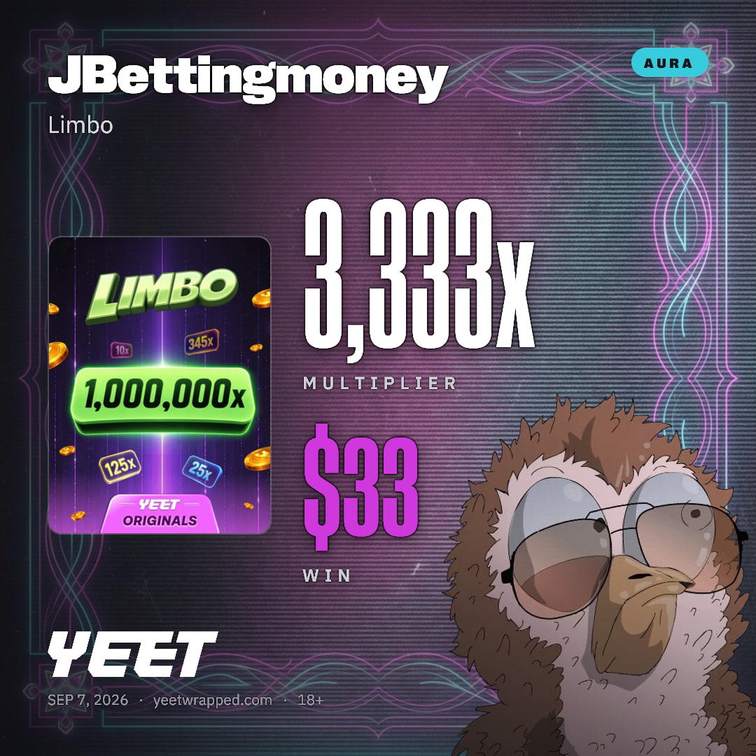 JBettingmoney hit 3,333x on Limbo