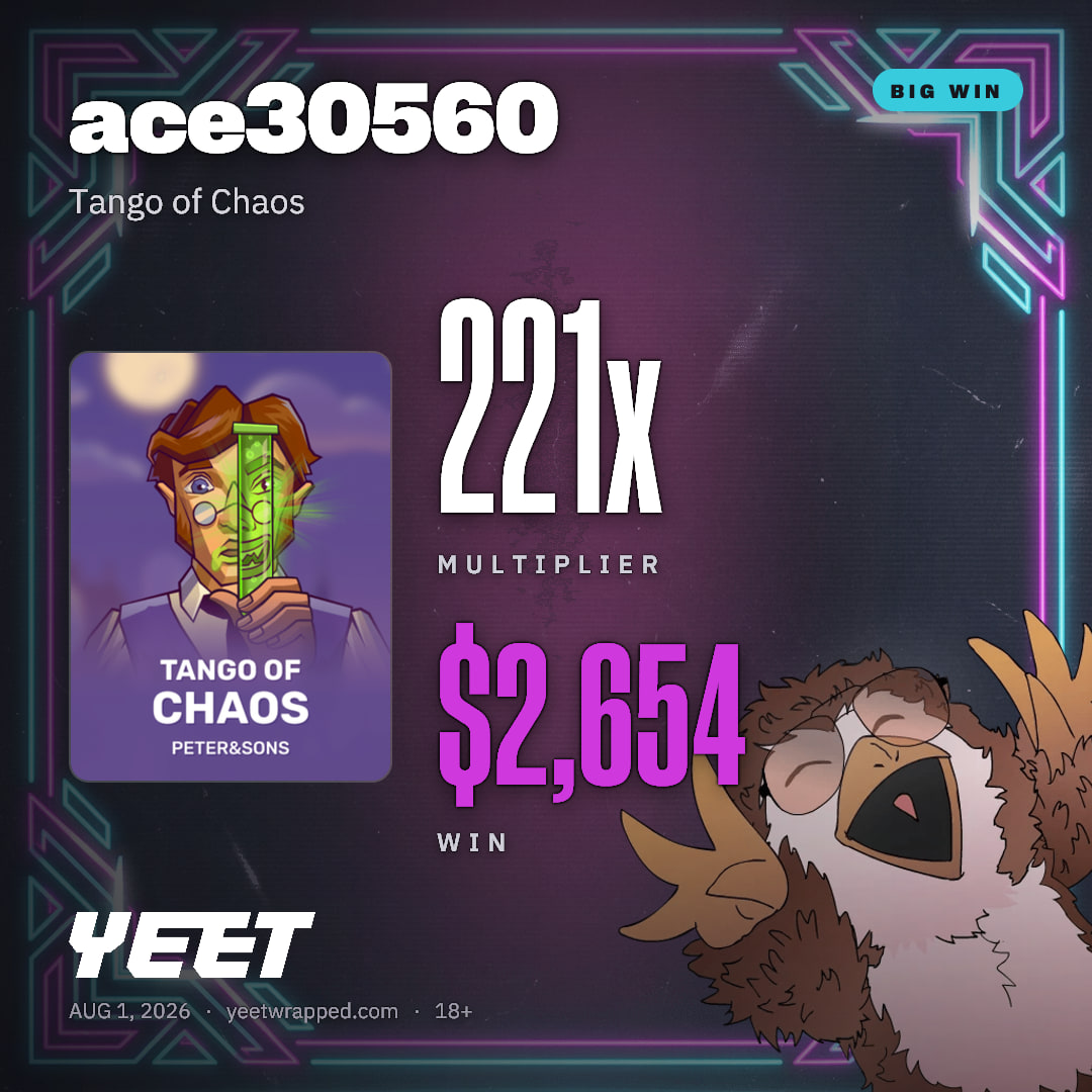 ace30560 hit 221.2x on Tango of Chaos