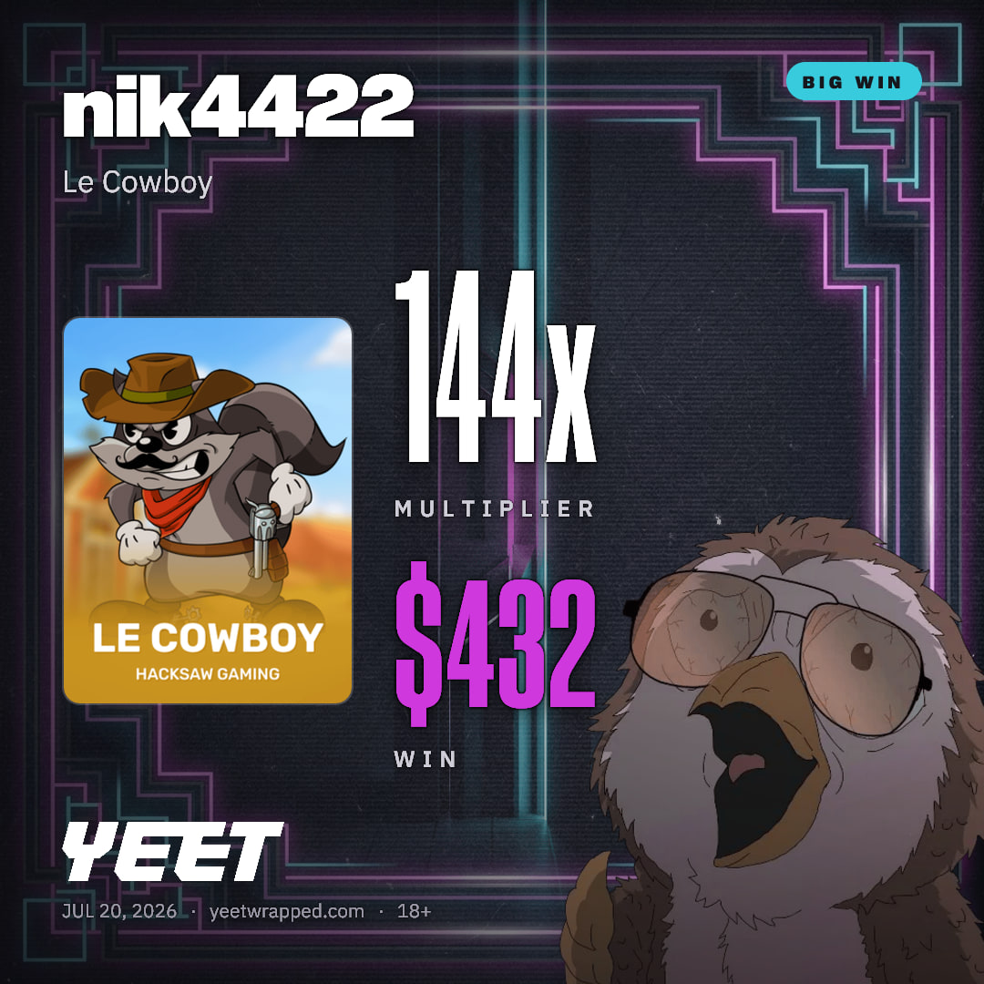 nik4422 hit 143.9x on Le Cowboy