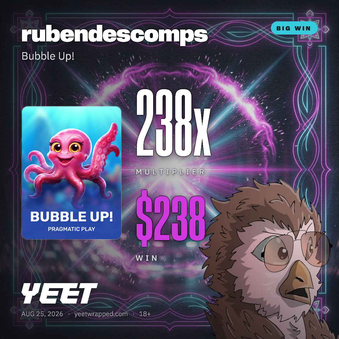 rubendescomps hit 237.5x on Bubble Up!