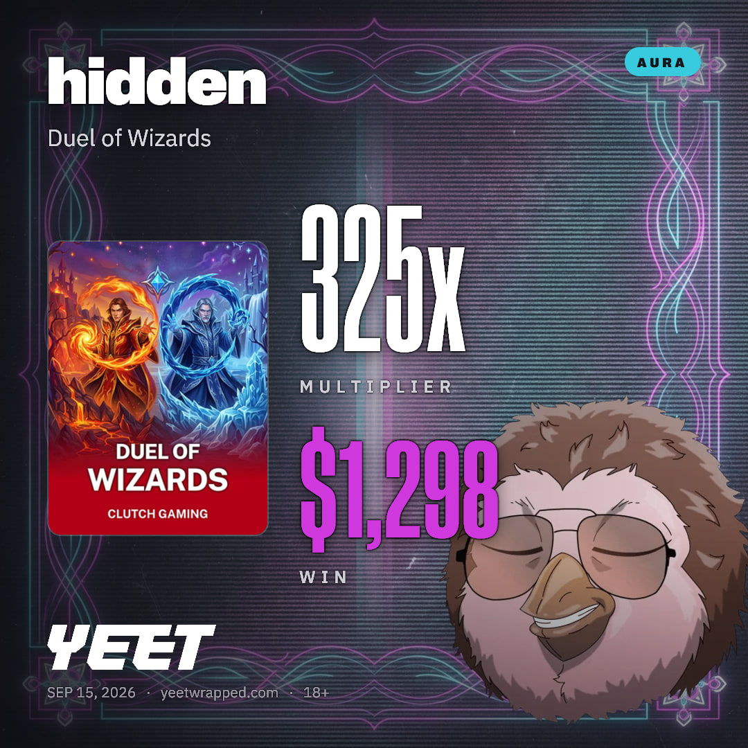 hidden hit 324.6x on Duel of Wizards