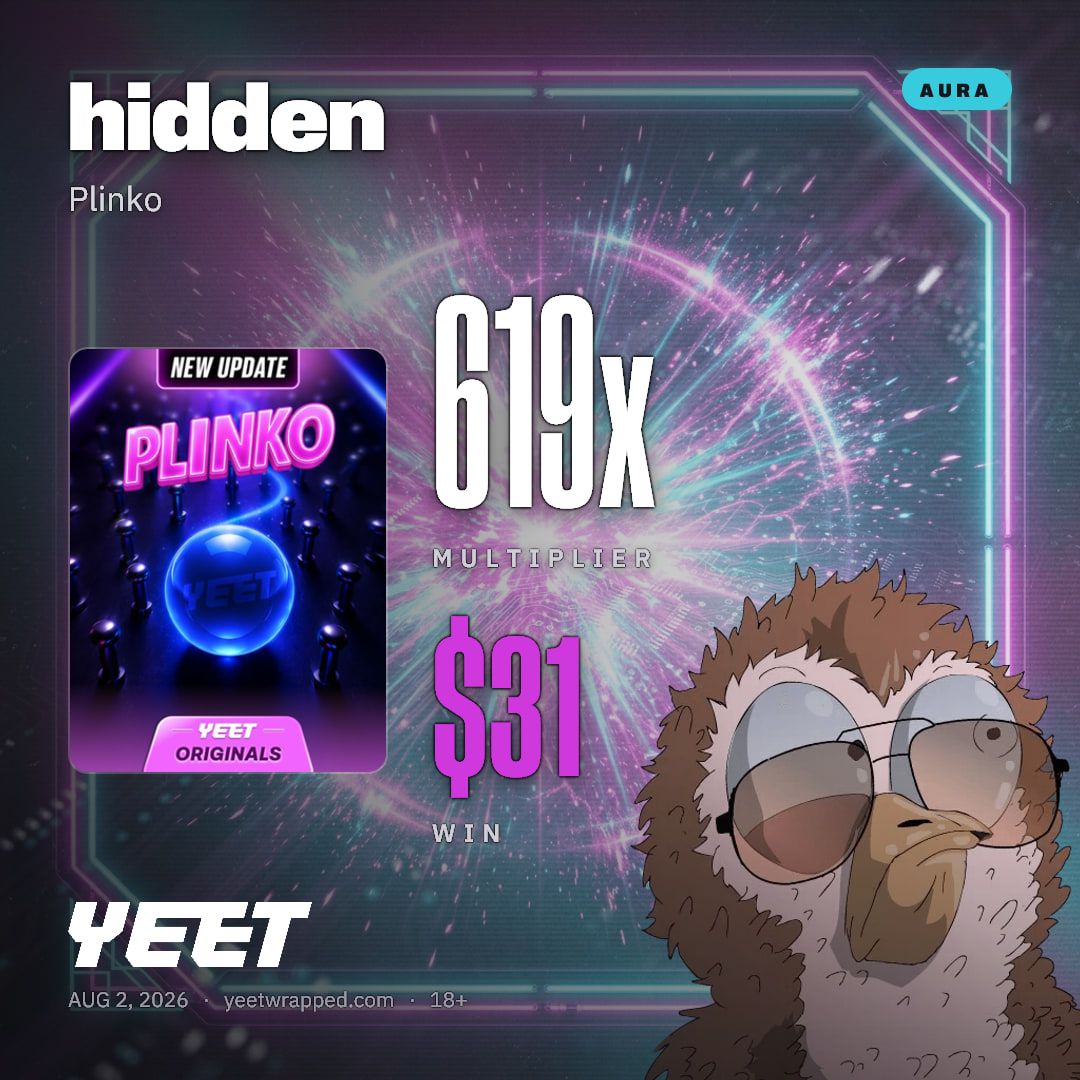 hidden hit 619x on Plinko