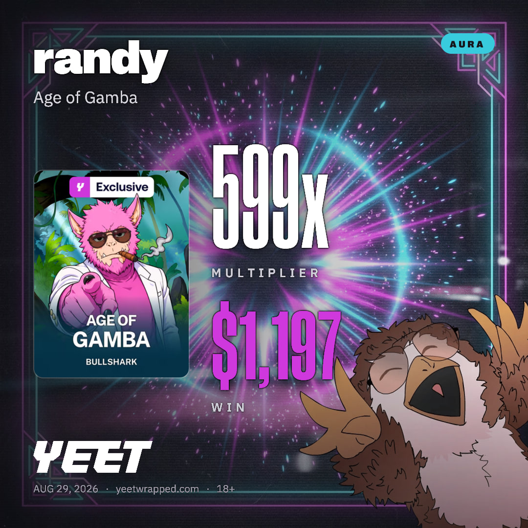 randy hit 598.7x on Age of Gamba