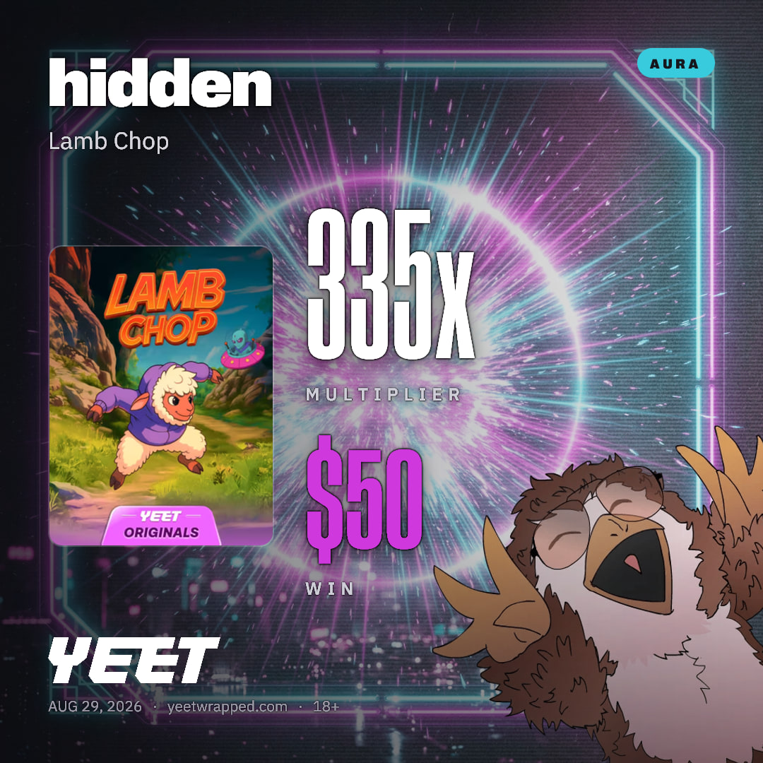 hidden hit 334.6x on Lamb Chop