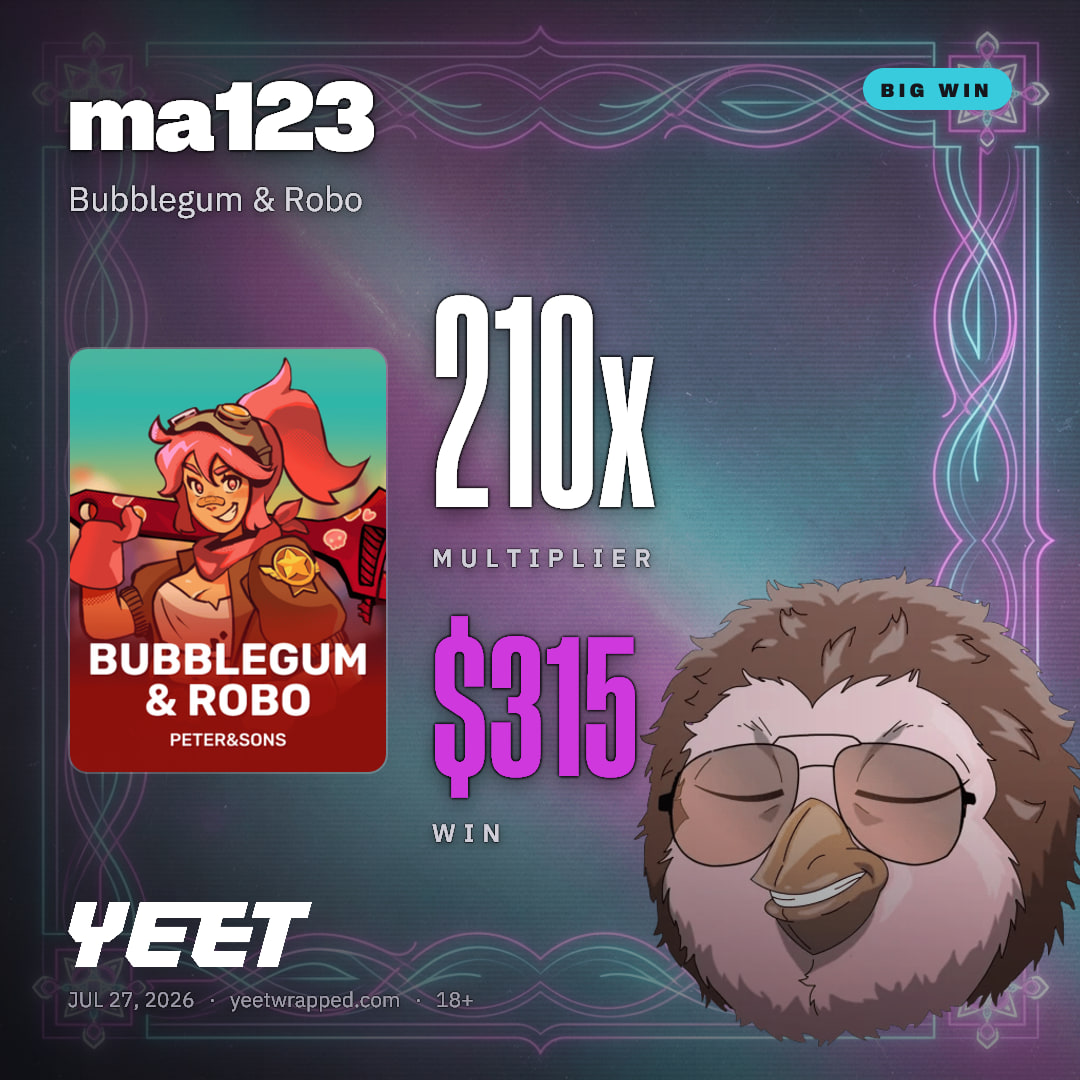 ma123 hit 210.1x on Bubblegum & Robo