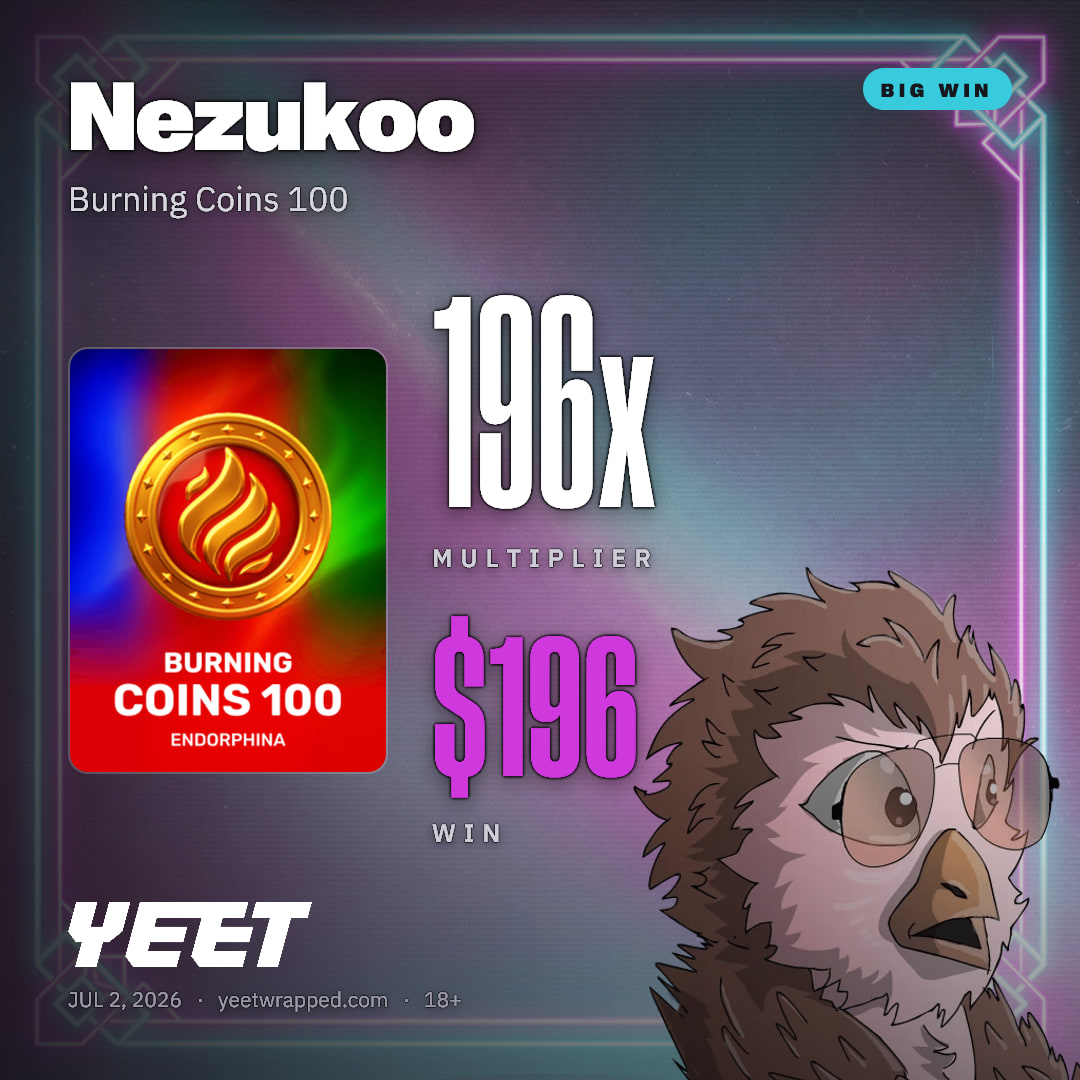 Nezukoo hit 196x on Burning Coins 100