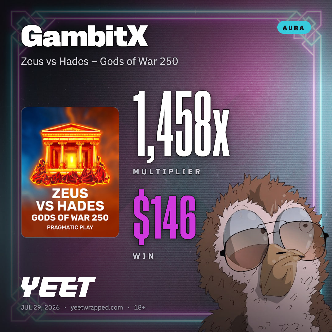 GambitX hit 1,458x on Zeus vs Hades – Gods of War 250