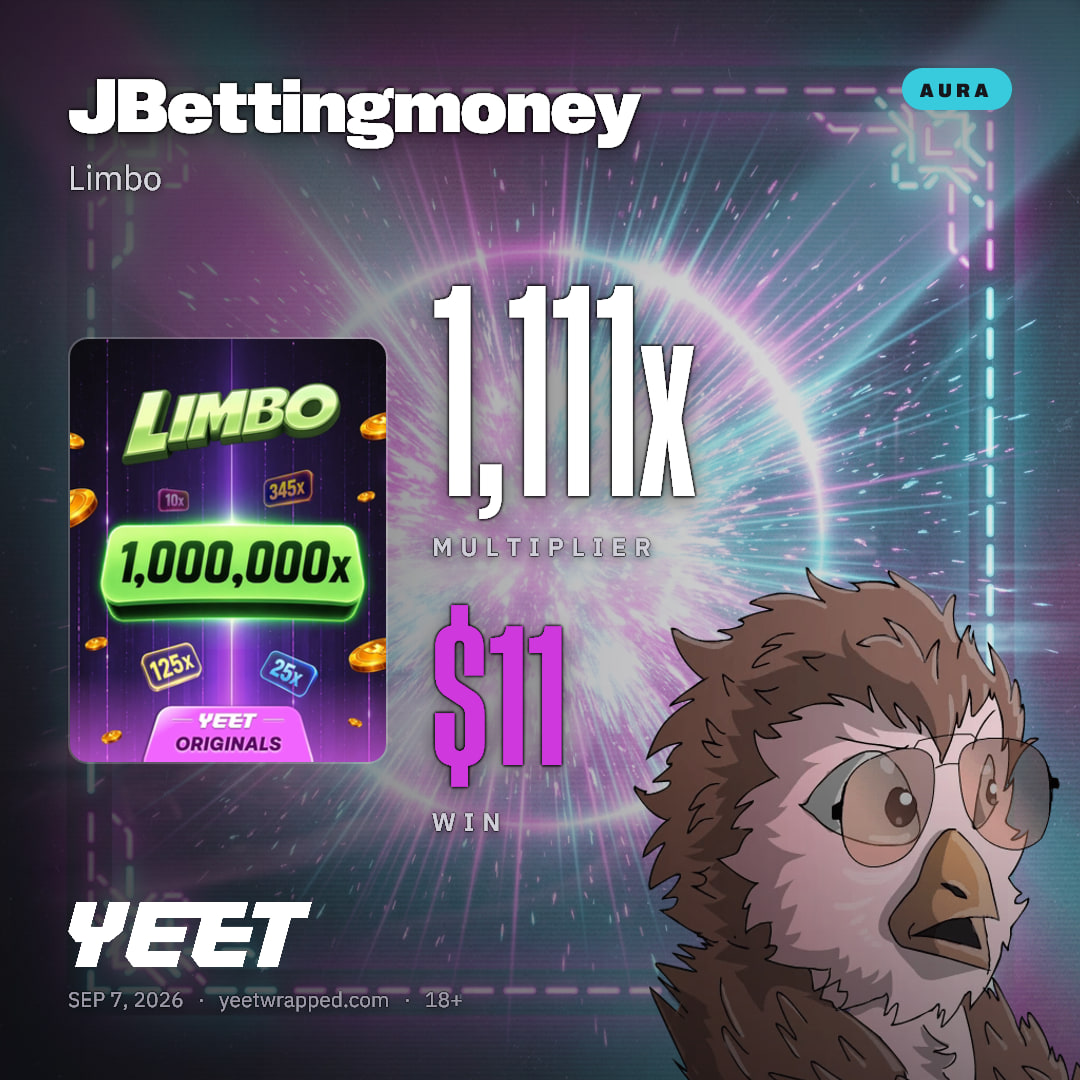 JBettingmoney hit 1,111x on Limbo