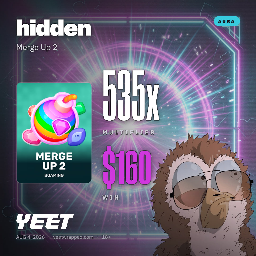 hidden hit 534.5x on Merge Up 2