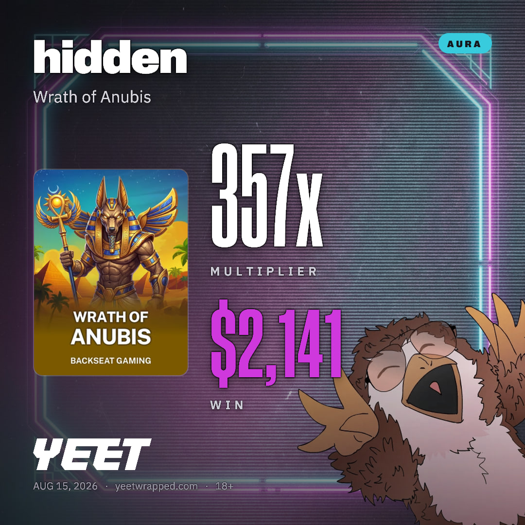 hidden hit 356.8x on Wrath of Anubis