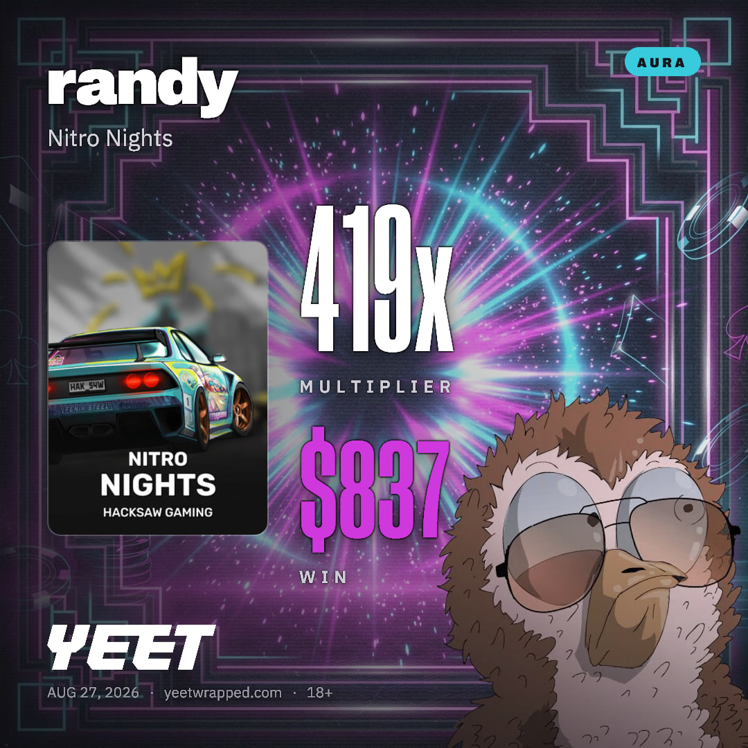 randy hit 418.5x on Nitro Nights