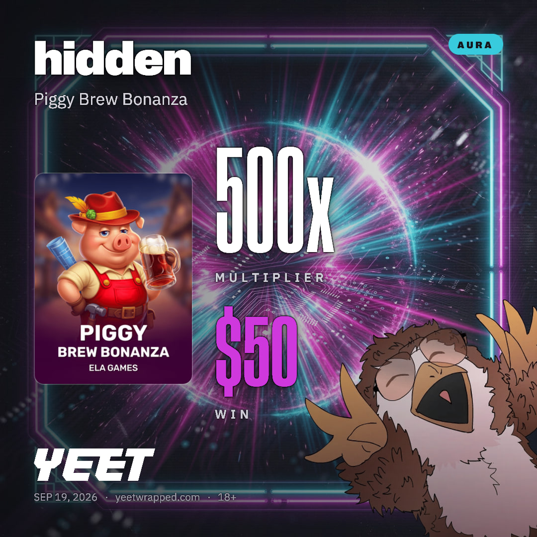 hidden hit 500x on Piggy Brew Bonanza