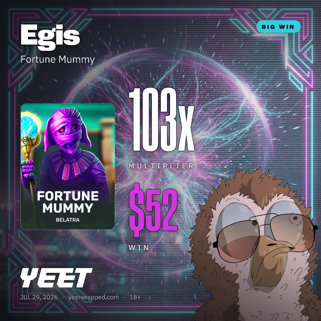 Egis hit 103.2x on Fortune Mummy
