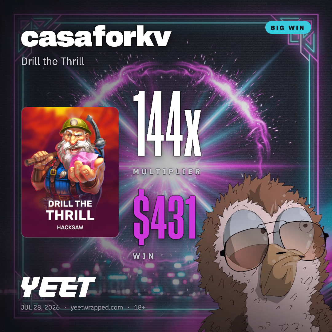 casaforkv hit 143.8x on Drill the Thrill