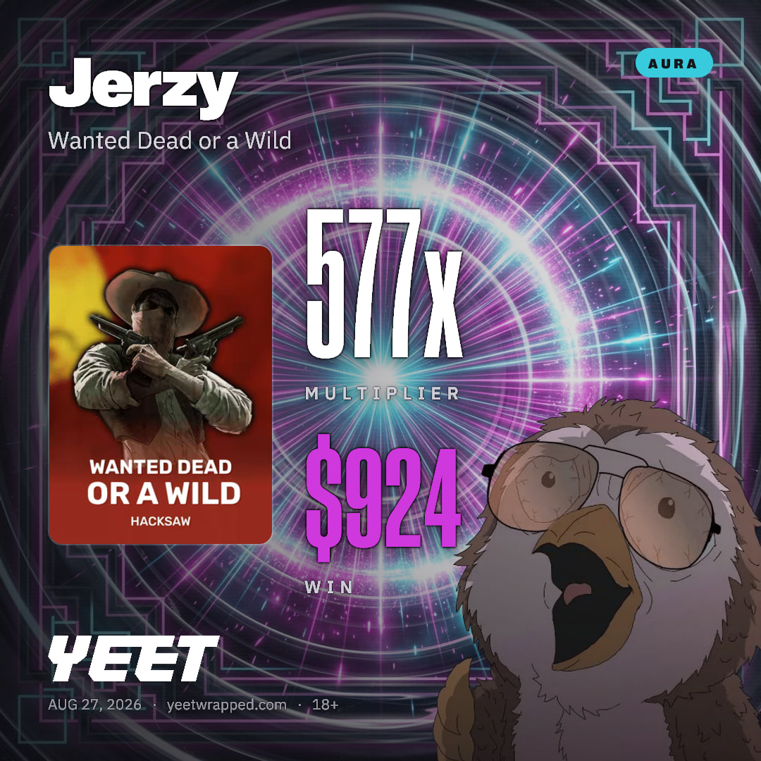 Jerzy hit 577.2x on Wanted Dead or a Wild