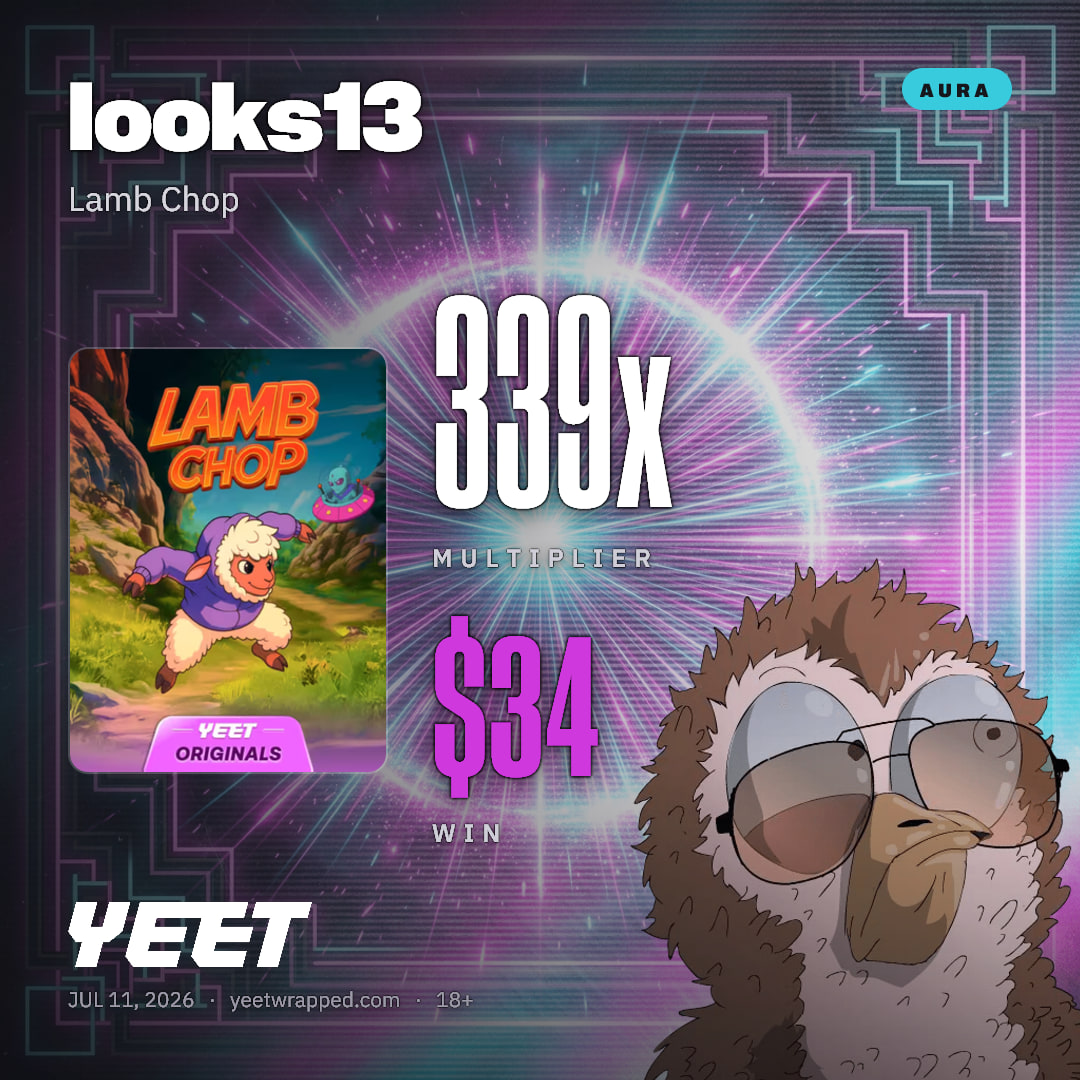 looks13 hit 338.7x on Lamb Chop