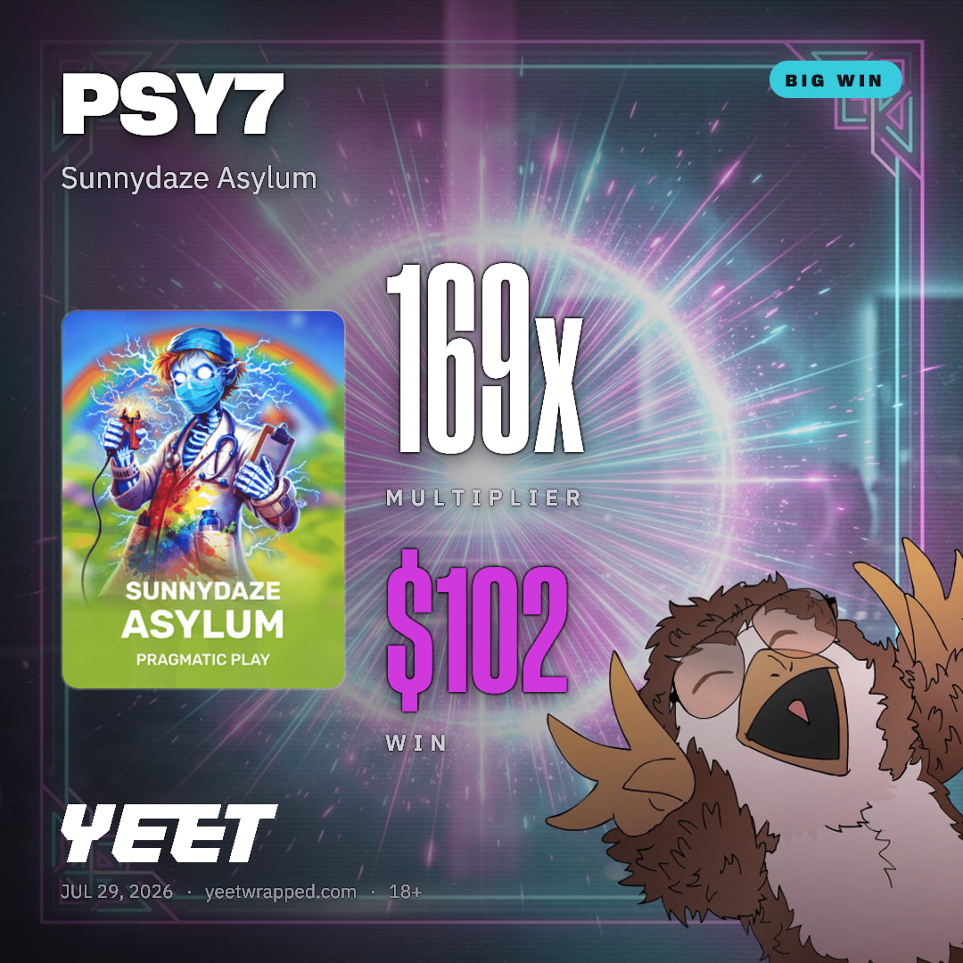 PSY7 hit 169.4x on Sunnydaze Asylum