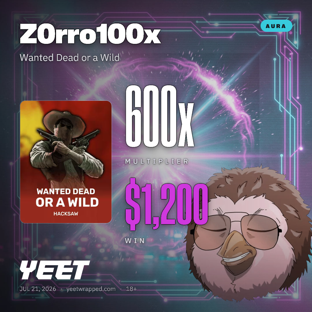 Z0rro100x hit 600.2x on Wanted Dead or a Wild