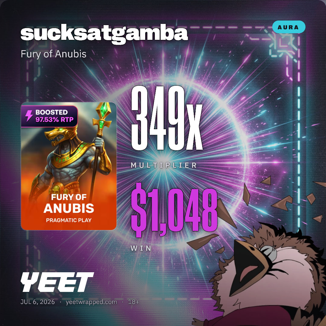 sucksatgamba hit 349.4x on Fury of Anubis