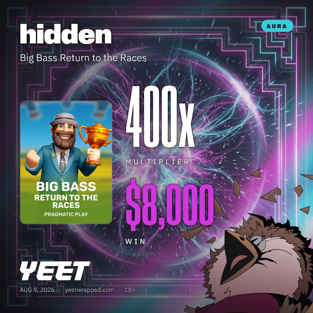 hidden hit 400x on Big Bass Return to the Races