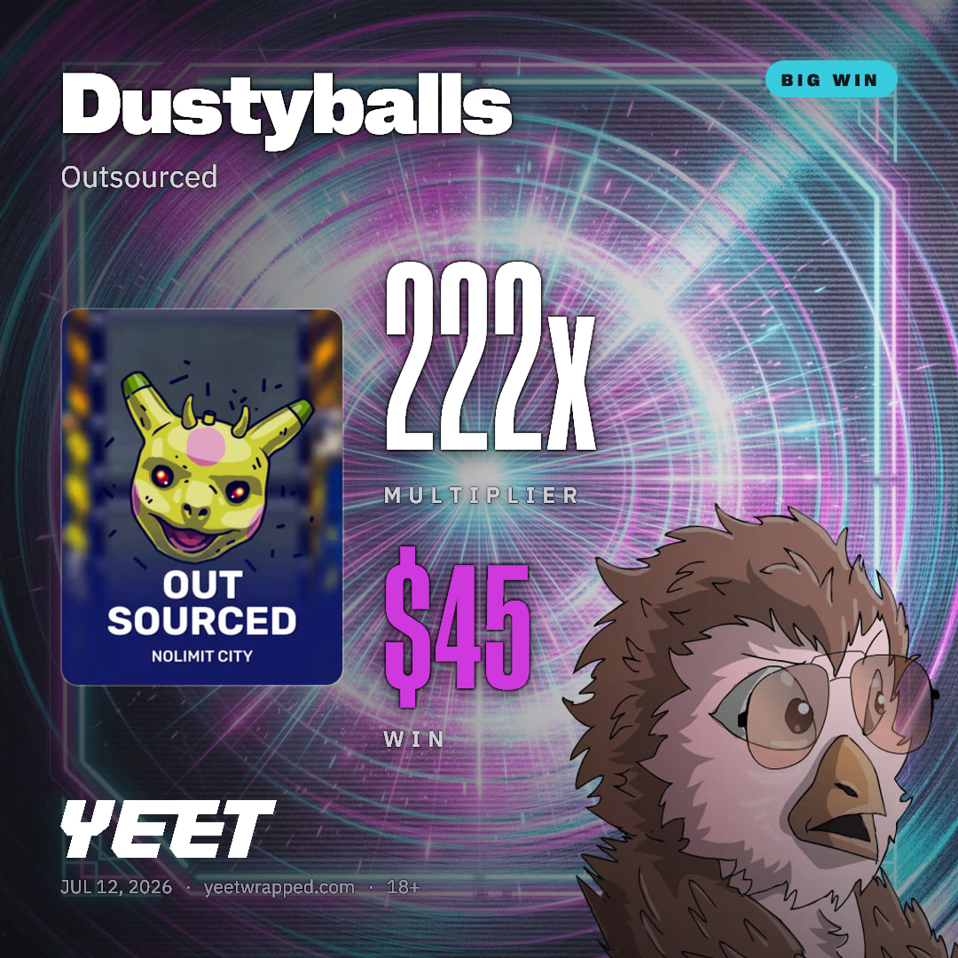 Dustyballs hit 221.9x on Outsourced