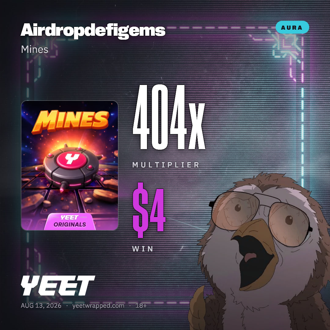Airdropdefigems hit 404.1x on Mines